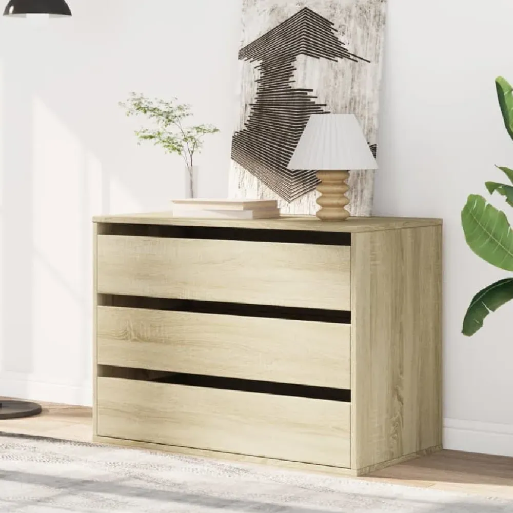 Fontana 3 Drawer Chest - Sonoma Oak, Engineered Wood