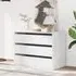 Fontana 3 Drawer Chest - White, Engineered Wood