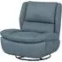 Fontana Electric Reclining Swivel Chair - Marine, Fabric