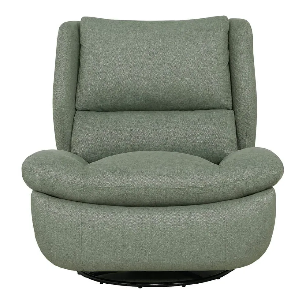 Fontana Electric Reclining Swivel Chair - Sage, Fabric