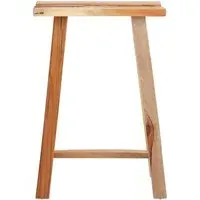 Formosa Recycled Teak Wood Stool - Brown
