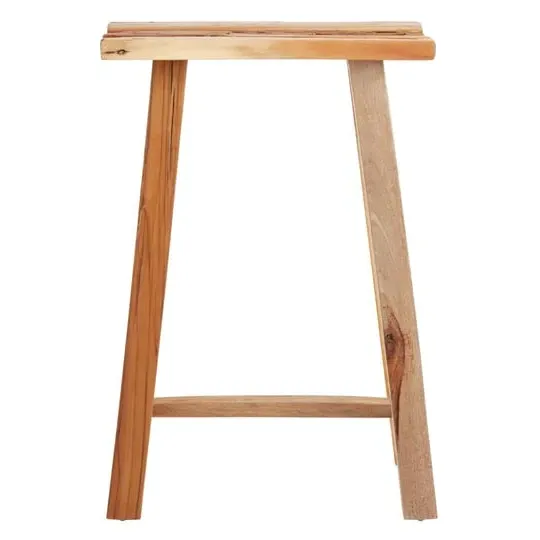 Formosa Recycled Teak Wood Stool - Brown image