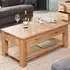 Fornatic Coffee Table with 4 Drawers - Oak