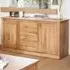 Fornatic Wooden Sideboard with 2 Doors 3 Drawers - Oak