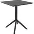 Fornebu Folding Outdoor Dining Table - Black, Wood