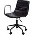 Fortas Office Chair with Armrests - Black, Leather