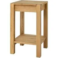 Fortworth Tall Side Table - Oiled Oak