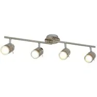 Four Light Bathroom Spot Split-bar - Silver
