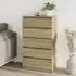 Fowey 5 Drawer Chest - Sonoma Oak, Engineered Wood