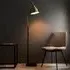 Franklin Rolled Shade Floor Lamp - Black, Metal