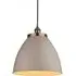 Franklin Rolled Shade Pendant Light - Taupe, Metal