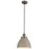 Franklin Small Ceiling Pendant Light - Taupe, Steel