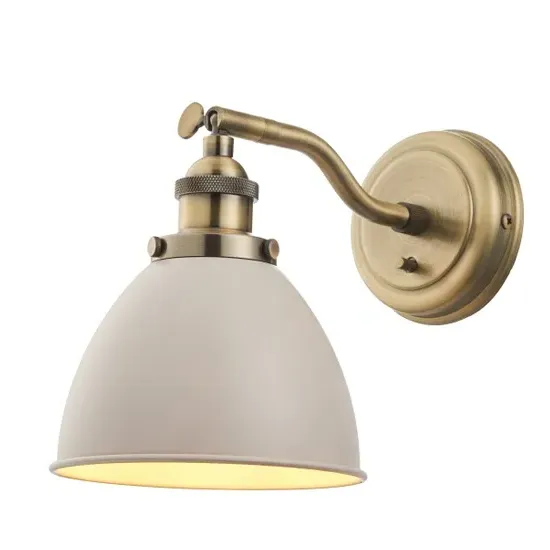Franklin Wall Light - Antique Brass, Glass product
