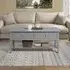 Franklyn Coffee Table with 2 Drawers - Grey, Wood