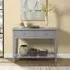 Franklyn Console Table with 2 Drawers - Grey, Wood