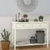 Franklyn Console Table with 2 Drawers - White, Wood