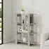 Frej Bookshelf and Room Divider - Concrete Effect