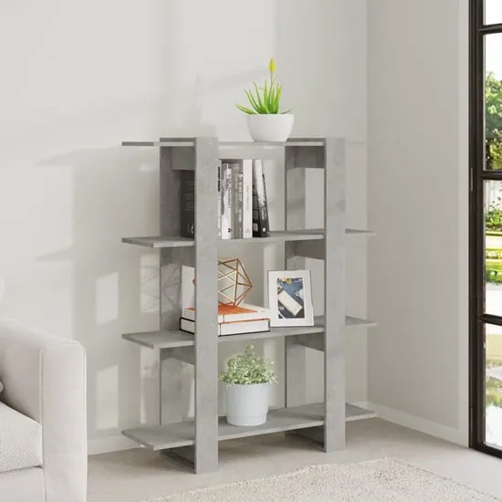 Frej Bookshelf and Room Divider - Concrete Effect image