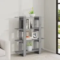 Frej Bookshelf and Room Divider - Grey, Sonoma Oak