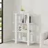 Frej Bookshelf and Room Divider - White, Engineered Wood