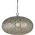 Fretwork Ceiling Pendant Light - Laser Cut Nickel