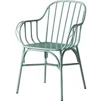 Frisco Garden Armchair - Light Blue, Metal