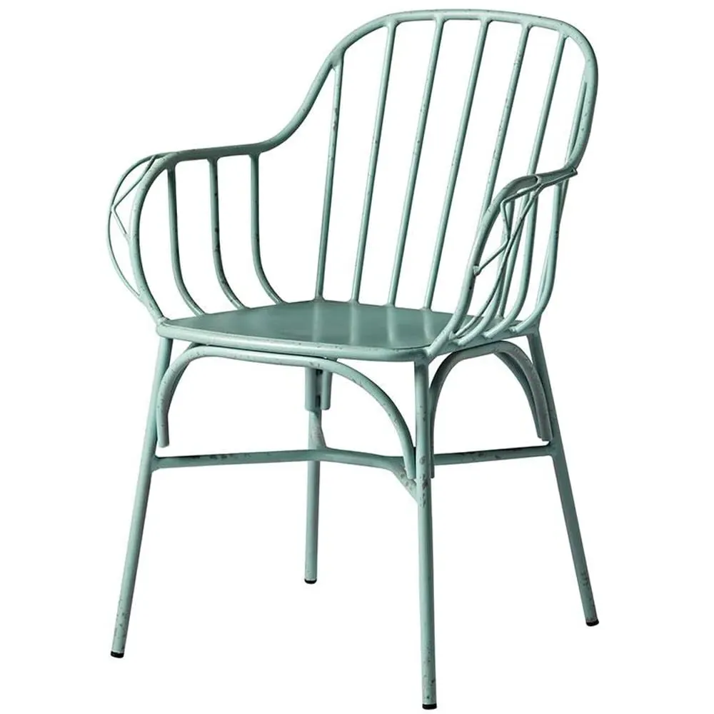 Frisco Garden Armchair - Light Blue, Metal image