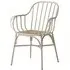 Frisco Garden Armchair - White, Metal