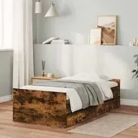 Frisco Single Bed with Drawers - Oak