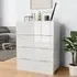 Friso 8 Drawer Chest - White, High Gloss