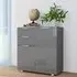 Friso Sideboard with 2 Doors 2 Drawers - Grey