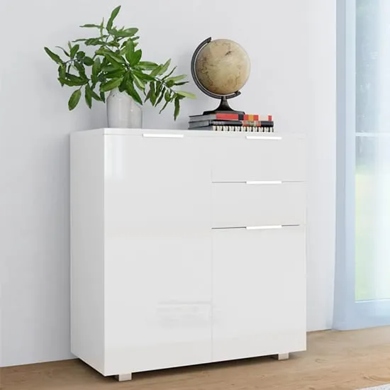 Friso Sideboard with 2 Doors 2 Drawers - White