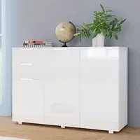 Friso Sideboard with 3 Doors 2 Drawers - White