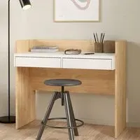 Frosk Computer Desk with 2 Drawers - Jackson Hickory Oak