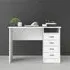 Frosk Laptop Desk with 4 Drawers - White