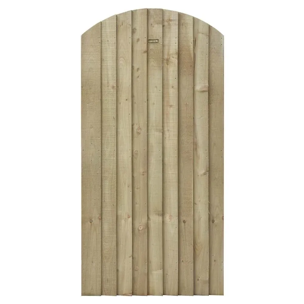 Fryeburg Arch Top Garden Gate - Sawn, Wood product