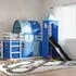 Funner Bunk Bed with Slide - Blue, White