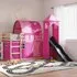 Funner Bunk Bed with Slide - Pink, Oak