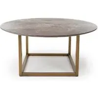 Gabri Round Coffee Table - Grey, Sintered Stone