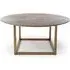 Gabri Round Coffee Table - Grey, Sintered Stone