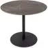 Gabri Small Round Dining Table - Black, Sintered Stone