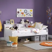 Gaetana Daybed with Storage - Matt White