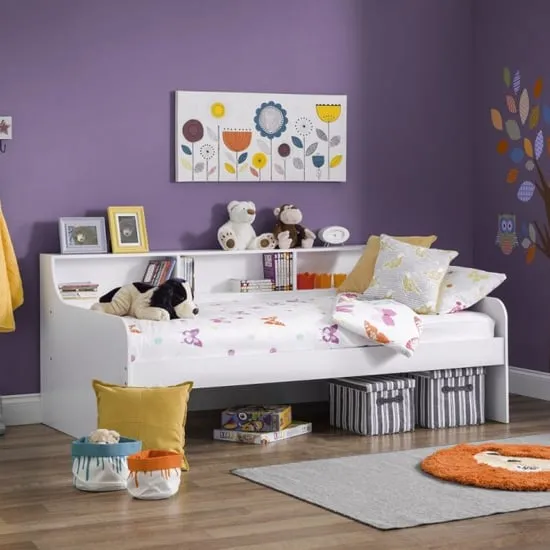 Gaetana Daybed with Storage - Matt White