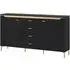 Gaffney LED Sideboard with 4 Drawers - Black, Gold