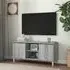 Gafna TV Stand with Storage - Grey Sonoma Oak, Engineered Wood