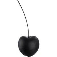 Gaily Medium Cherry Sculpture - Black, Ceramic