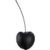 Gaily Small Cherry Sculpture - Black, Ceramic