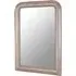 Gaita Rectangular Wall Mirror - Matte Silver