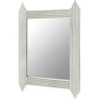 Gakyid Wall Mirror - Silver, Stainless Steel