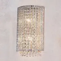 Galina 2 Lights Wall Light - Polished Chrome